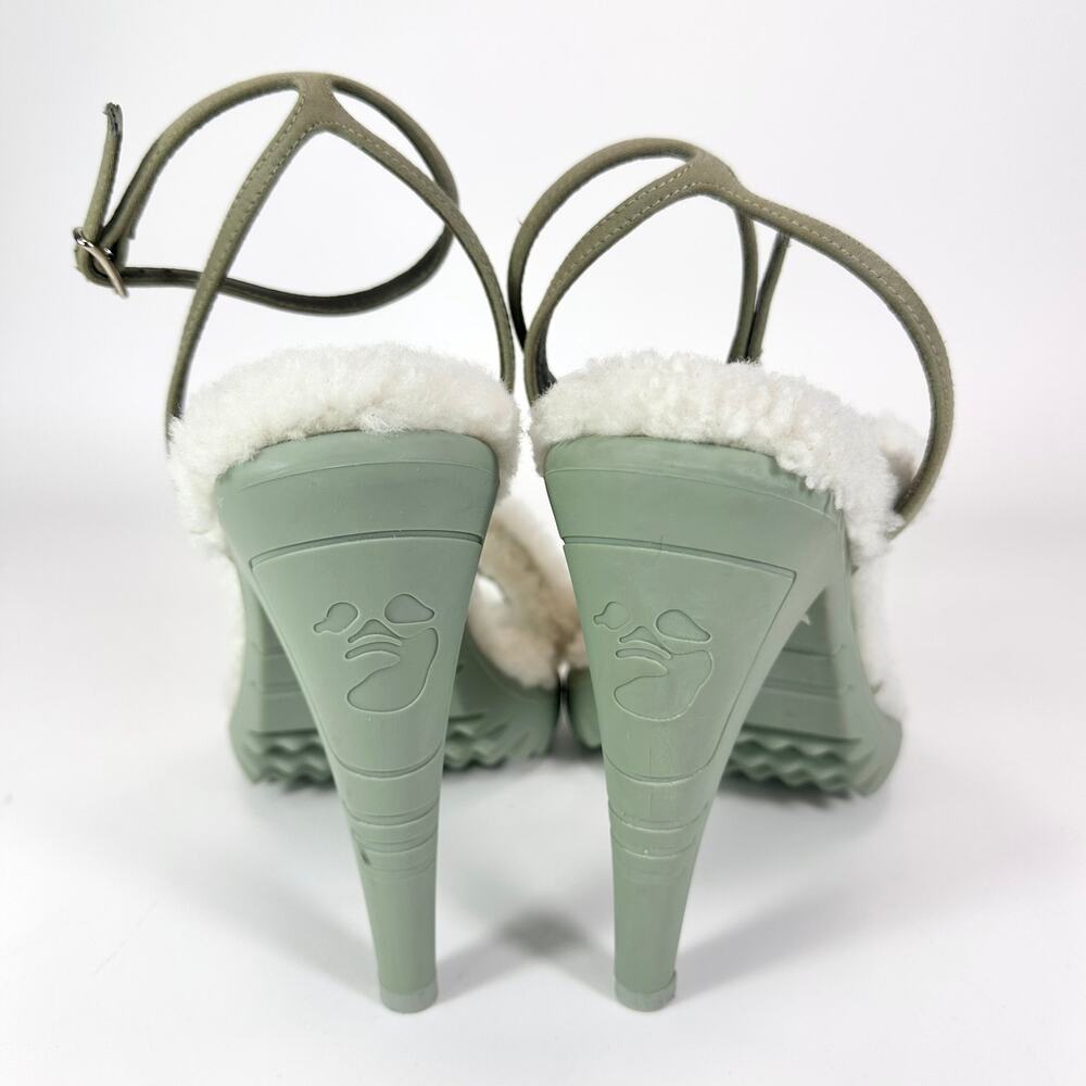 Off-White Allen Shearling Heel - Women’s 6 - Picture 5 of 8